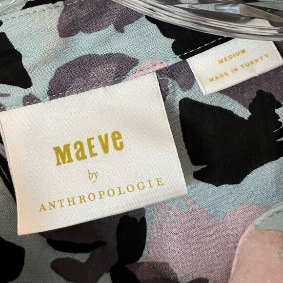 Anthropologie Maeve Rita Printed Tunic Blouse - Picture 4 of 11